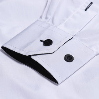 Casual Embroidery Printed Long Lapel Men Shirt - Thomas Family Essentials LLC