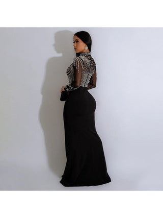 Chic and Sophisticated Long Sleeve Dress - Thomas Family Essentials LLC