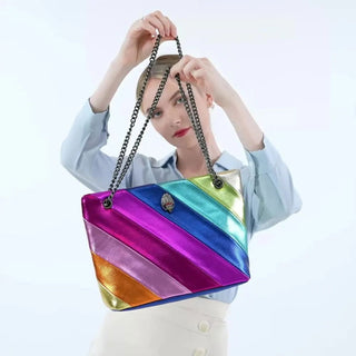 Eagle Head Women Tote Bag High Quality Shoulder Bag Crossbody PU Bags Colorful Big Capacity Casual Shopping Handbags - Thomas Family Essentials LLC