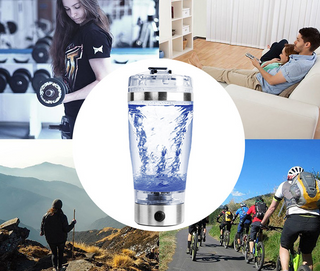 Electric Protein Shake Stirrer USB Shake Bottle Milk Coffee Blender Kettle Sports And Fitness Charging Electric Shaker Cup - Thomas Family Essentials LLC