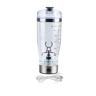 Electric Protein Shake Stirrer USB Shake Bottle Milk Coffee Blender Kettle Sports And Fitness Charging Electric Shaker Cup - Thomas Family Essentials LLC