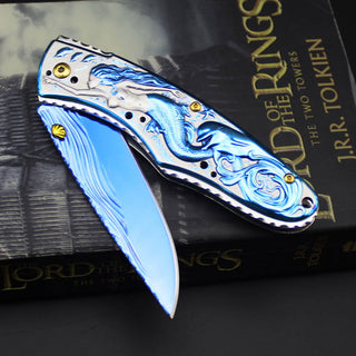 Field Survival Knife Spring Steel Folding - Thomas Family Essentials LLC