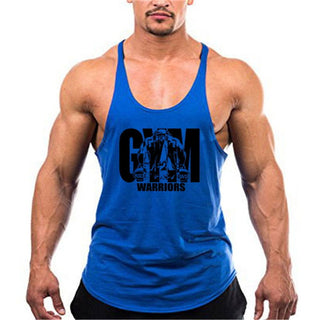 Gym Warriors Cotton Bodybuilding Sleeveless Shirt Tank-Top - Thomas Family Essentials LLC