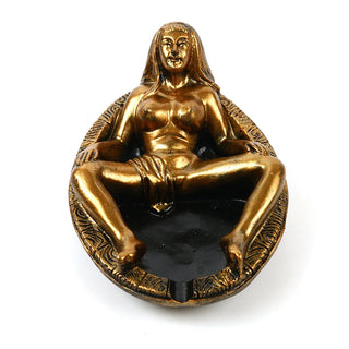 Estatua de resina artesanal creativa de mujer desnuda, arte retro, cenicero, escultura, decoración del hogar, bar, decoración de escritorio, accesorios p0814