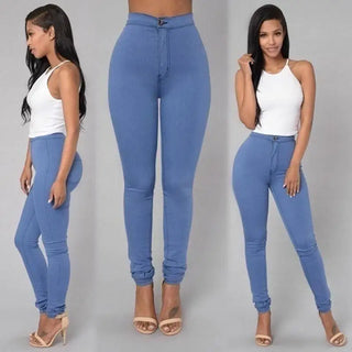 Sexy Elastic Leggings Pencil To Mention Hip Pants High Waist Candy Color Skinny Jeans Womans