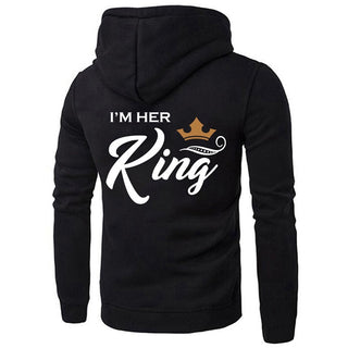Her King His Queen Couples Hoodies - Thomas Family Essentials LLC
