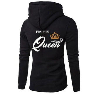 Her King His Queen Couples Hoodies - Thomas Family Essentials LLC