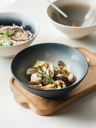 Japanese Ramen Bowl Ceramic Bowl Household Salad Bowl Creative Specialty Restaurant Tableware - Thomas Family Essentials LLC