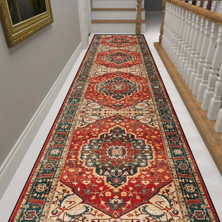 Luxury Gold Hall Corridor Carpet Non-slip Washable Runner Stairway Rug Outdoors Aisle The Long Corridor Mat Customizable 카펫 - Thomas Family Essentials LLC