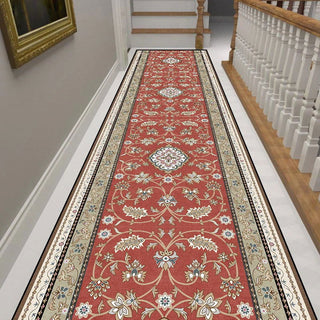 Luxury Gold Hall Corridor Carpet Non-slip Washable Runner Stairway Rug Outdoors Aisle The Long Corridor Mat Customizable 카펫 - Thomas Family Essentials LLC
