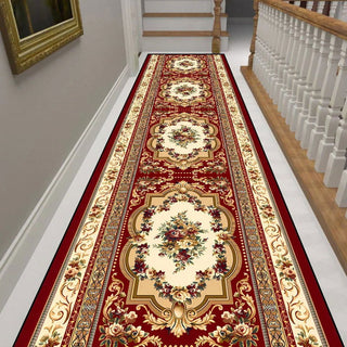 Luxury Gold Hall Corridor Carpet Non-slip Washable Runner Stairway Rug Outdoors Aisle The Long Corridor Mat Customizable 카펫 - Thomas Family Essentials LLC
