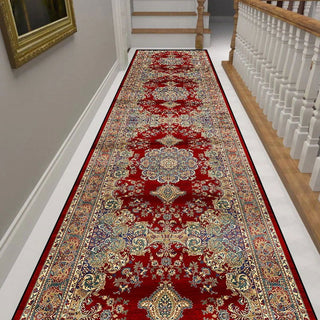 Luxury Gold Hall Corridor Carpet Non-slip Washable Runner Stairway Rug Outdoors Aisle The Long Corridor Mat Customizable 카펫 - Thomas Family Essentials LLC