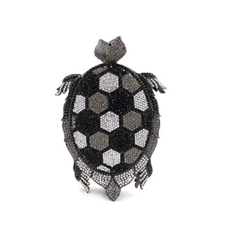 Luxury Green Turtle Crystals Evening Bags Diamond Party Purse Animals Women Clutch Hard Case Metal Minaudiere Rhinestone Purses - Thomas Family Essentials LLC