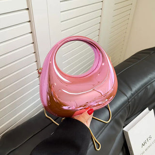 MOODS Evening Clutch Bags For Women Luxury Designer Purses And Handbags Golden Wedding Dinner Party Round Handle Wrist Bag - Thomas Family Essentials LLC
