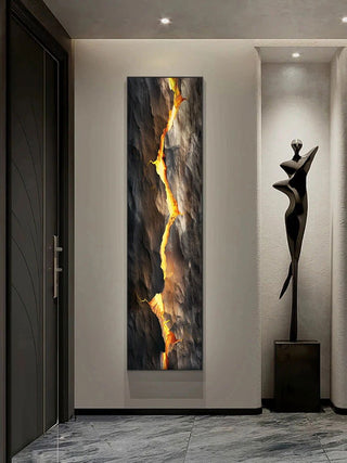 Modern Crystal Porcelain Craft Mountain Indoor Painted LED Wall Lamp Living Room Dining Room Bedroom Entrance Wall Decoration - Thomas Family Essentials LLC