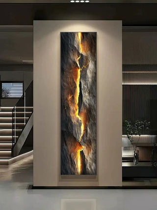 Modern Crystal Porcelain Craft Mountain Indoor Painted LED Wall Lamp Living Room Dining Room Bedroom Entrance Wall Decoration - Thomas Family Essentials LLC