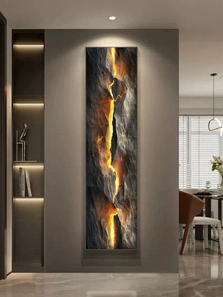 Modern Crystal Porcelain Craft Mountain Indoor Painted LED Wall Lamp Living Room Dining Room Bedroom Entrance Wall Decoration - Thomas Family Essentials LLC