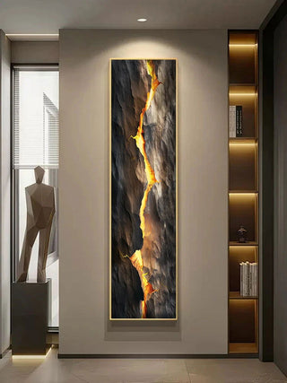 Modern Crystal Porcelain Craft Mountain Indoor Painted LED Wall Lamp Living Room Dining Room Bedroom Entrance Wall Decoration - Thomas Family Essentials LLC