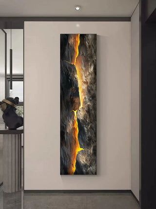 Modern Crystal Porcelain Craft Mountain Indoor Painted LED Wall Lamp Living Room Dining Room Bedroom Entrance Wall Decoration - Thomas Family Essentials LLC