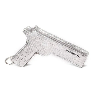 New Brand Designer Funny Pistol Messenger Bag Cool Personality Childlike Chain Shoulder Bag Small Bag Purse Female - Thomas Family Essentials LLC