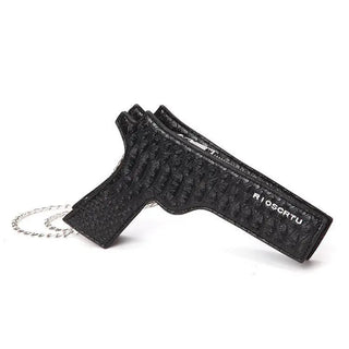 New Brand Designer Funny Pistol Messenger Bag Cool Personality Childlike Chain Shoulder Bag Small Bag Purse Female - Thomas Family Essentials LLC
