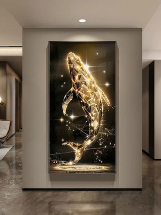 New Led Crystal Porcelain Wall Lamp Wall Art Home Appliance Room Decoration Tableau Art Mural Corridor Restaurant Interior Lamps - Thomas Family Essentials LLC