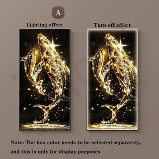New Led Crystal Porcelain Wall Lamp Wall Art Home Appliance Room Decoration Tableau Art Mural Corridor Restaurant Interior Lamps - Thomas Family Essentials LLC