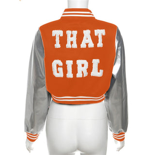 Embroidery Colorblock Patchwork Number Letter Baseball Uniform