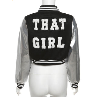 Embroidery Colorblock Patchwork Number Letter Baseball Uniform
