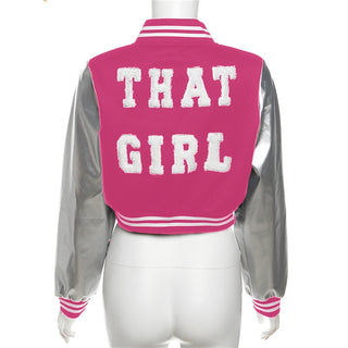 Embroidery Colorblock Patchwork Number Letter Baseball Uniform