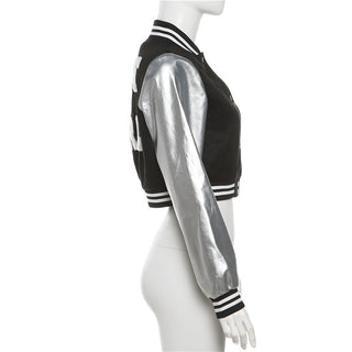 Embroidery Colorblock Patchwork Number Letter Baseball Uniform