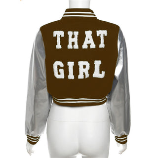 Embroidery Colorblock Patchwork Number Letter Baseball Uniform