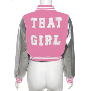 Embroidery Colorblock Patchwork Number Letter Baseball Uniform