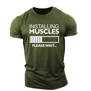 Popular Men's Fitness Short-sleeved T-shirt - Thomas Family Essentials LLC