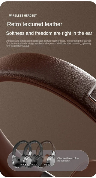 New Retro On Ear Headphones Wireless Bluetooth Headsets DJ Stereo Sounds Bluetooth 5.3 Foldable Headset Gamer Choice