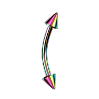 Implant Titanium Curved Barbells Eyebrow Rings Banana Piercing Curved Bar Rook Ear Cartilage Helix Tragus Body Piercing Jewelry