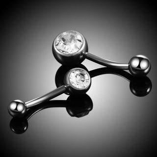 14G Titanium Navel Piercings Belly Button Rings CZ Crystal Piercing Ombligo Navel Earring Piercings Sexy Body Jewelry Women