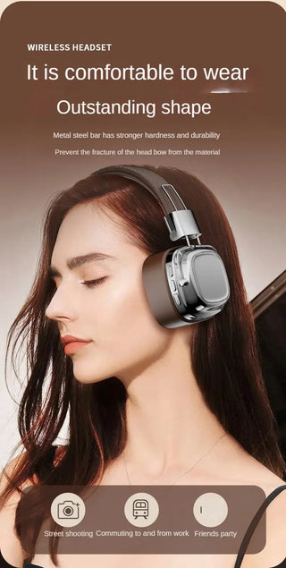 New Retro On Ear Headphones Wireless Bluetooth Headsets DJ Stereo Sounds Bluetooth 5.3 Foldable Headset Gamer Choice
