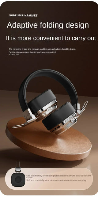 New Retro On Ear Headphones Wireless Bluetooth Headsets DJ Stereo Sounds Bluetooth 5.3 Foldable Headset Gamer Choice