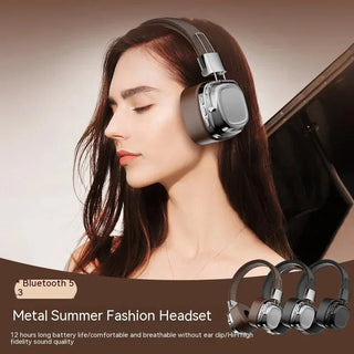New Retro On Ear Headphones Wireless Bluetooth Headsets DJ Stereo Sounds Bluetooth 5.3 Foldable Headset Gamer Choice