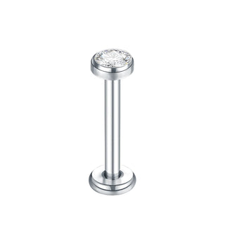 G23 Titanium Labret Piercing Lip Ring 16G 14G Internally Thread Nose Stud Earring Tragus Helix Cartilage Piercing  Jewelry Women