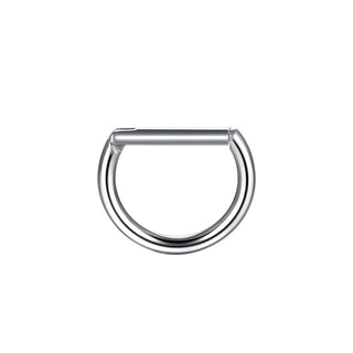 Titanium Nipple Shield Rings D Shaped Nipple Piercing Jewelry Ear Cartilage Earrings Nose Ring Daith Pirecing 14G 12/14/16mm