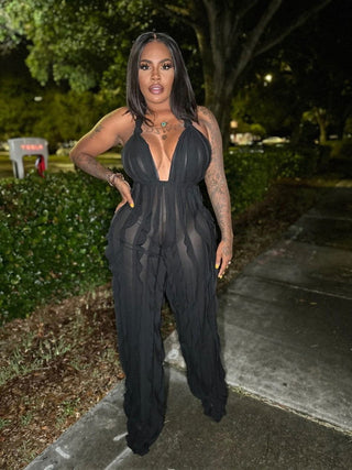 Sexy High Waist Jumpsuit For Women - Thomas Family Essentials LLC