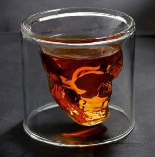 Skull Skull Double Transparent Glass - Thomas Family Essentials LLC