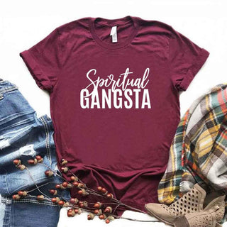 Spiritual Gangster Womens T-Shirt Available In Many Colors - Thomas Family Essentials LLC