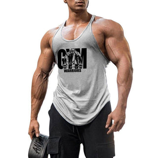 Summer Y Back Gym Stringer Tank Top Men Cotton Clothing Bodybuilding Sleeveless Shirt Fitness Vest Muscle Singlets Workout Tank - Thomas Family Essentials LLC