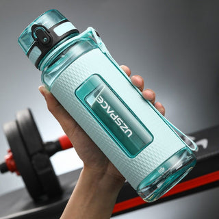 UZSPACE Sports Water Bottles Gym Leak-proof Drop-proof Portable Shaker Outdoor Travel Kettle Plastic Drink Water Bottle BPA Free - Thomas Family Essentials LLC