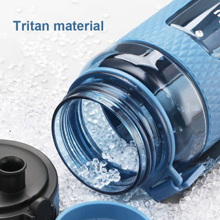 UZSPACE Sports Water Bottles Gym Leak-proof Drop-proof Portable Shaker Outdoor Travel Kettle Plastic Drink Water Bottle BPA Free - Thomas Family Essentials LLC