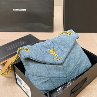 Blue Casual Daily Letters Fringed Trim Bags