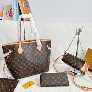 Brown Casual Daily Letters Zipper Bags